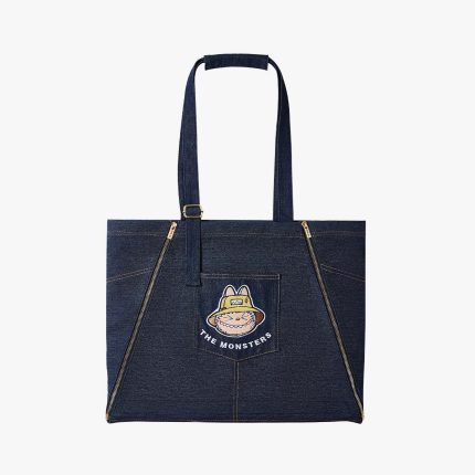 THE MONSTERS Fall in Wild Series – LABUBU Denim Apron Bag